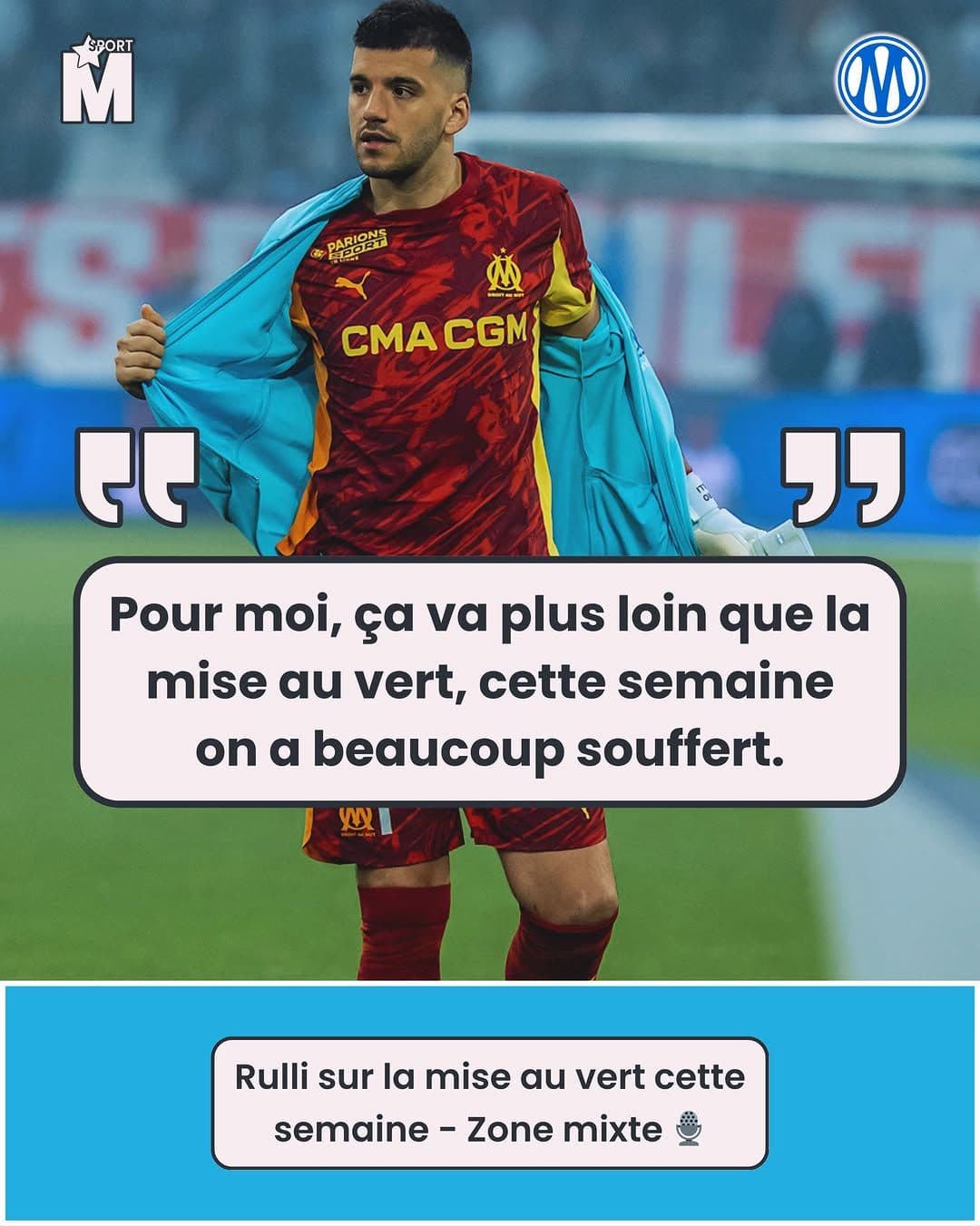 RULLI ET LES SOUFFRANCES DE LA SEMAINE…
C’est un Gerónimo Rulli marqué, ému,...