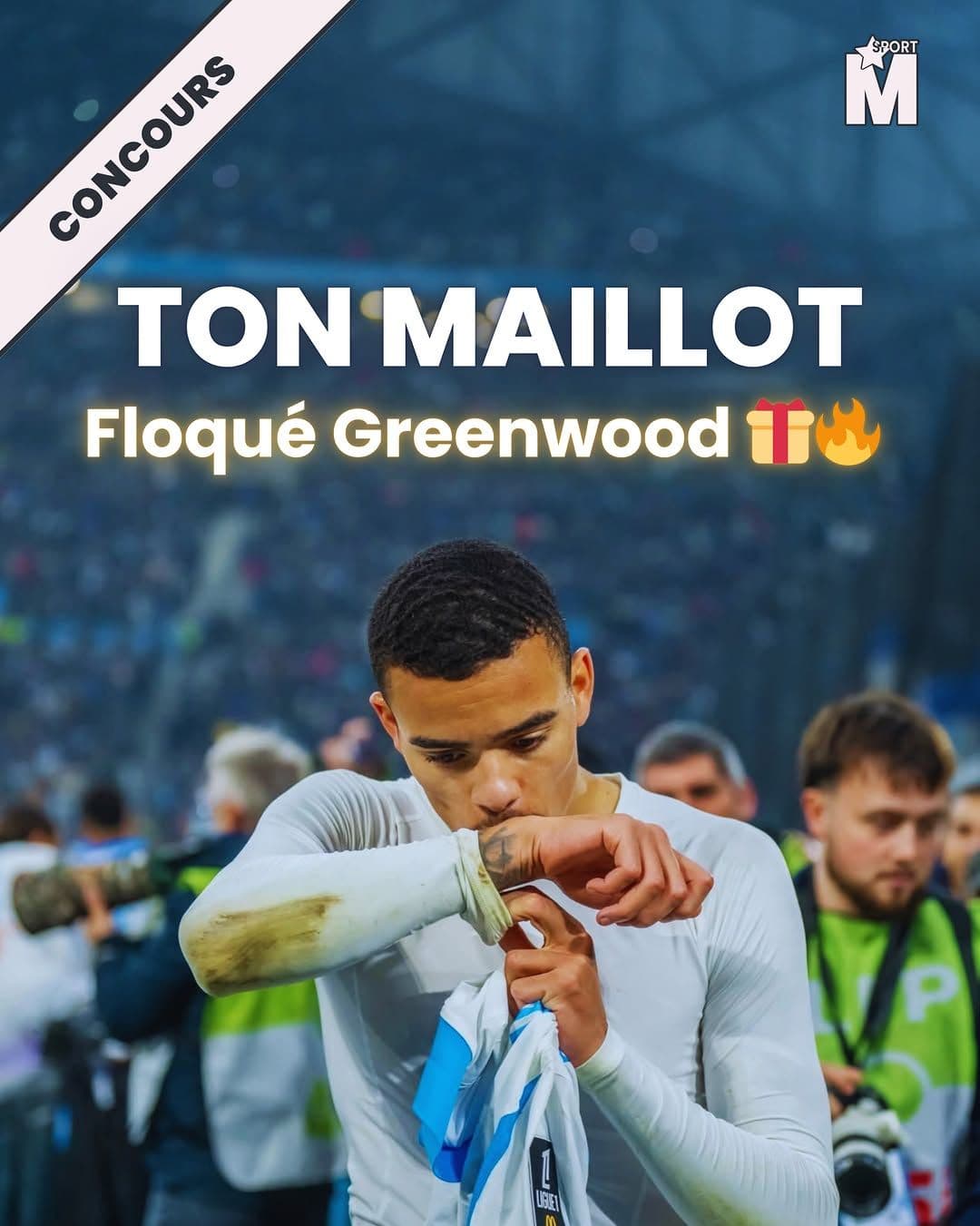 GAGNE TON MAILLOT DE L’OM FLOQUÉ GREENWOOD 😎🎁👌
🌐 Concours Multiplateforme...