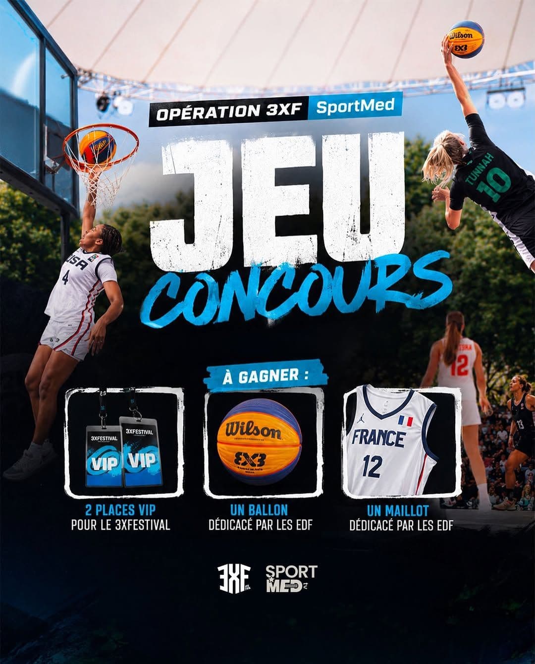 CONCOURS | TOTAL RÉGAL AVEC LE 3XFESTIVAL 😍🎁🏀
À l’occasion de la 4ème...