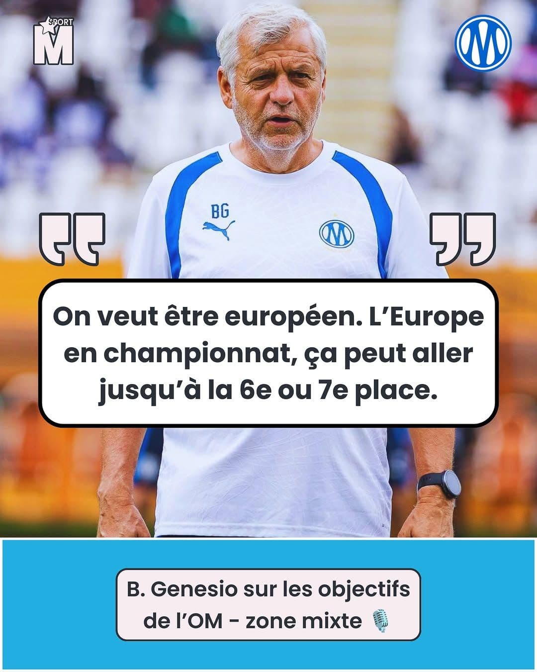 6 OU 7ÈME PLACE… CE SERAIT SUFFISANT ? 🤔
Oui c’est certain, les ambitions...