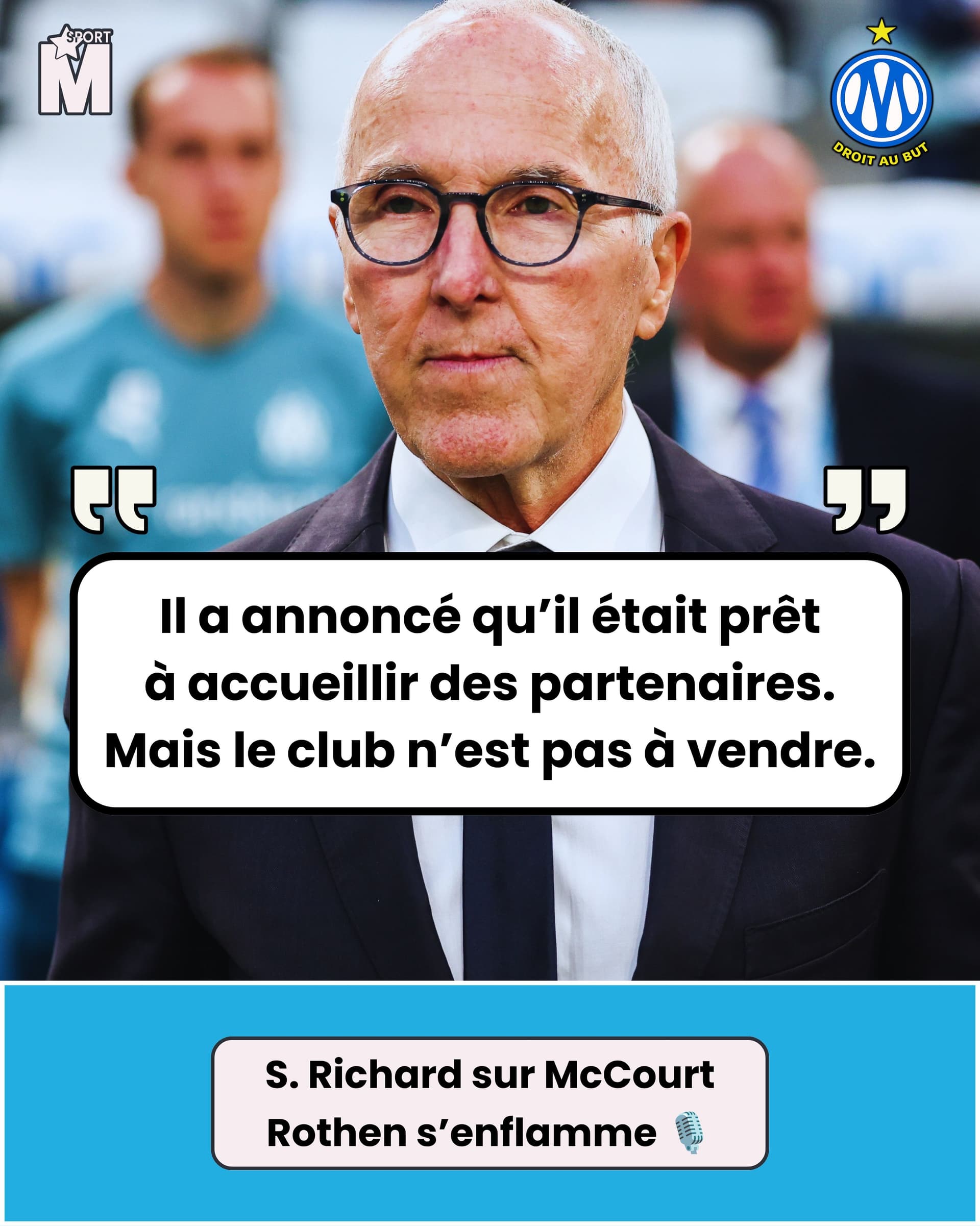 ON REPART POUR 10 ANS AVEC MCCOURT ? 🥸
Toujours sur RMC, Stéphane Richard a...