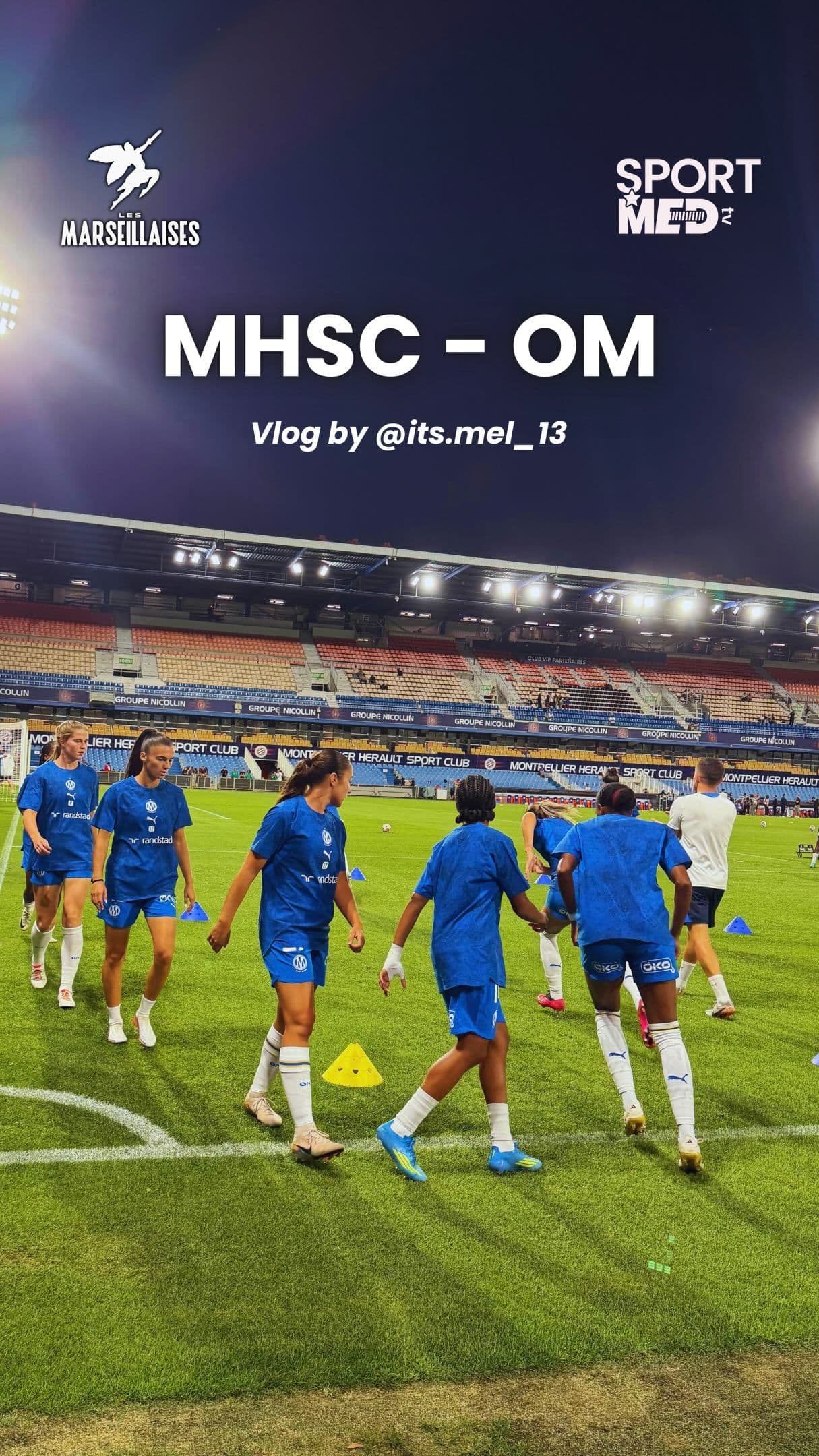 LES MARSEILLAISES RESTENT INVAINCUES 💪🩵🤍🏹
Direction la Mosson à...