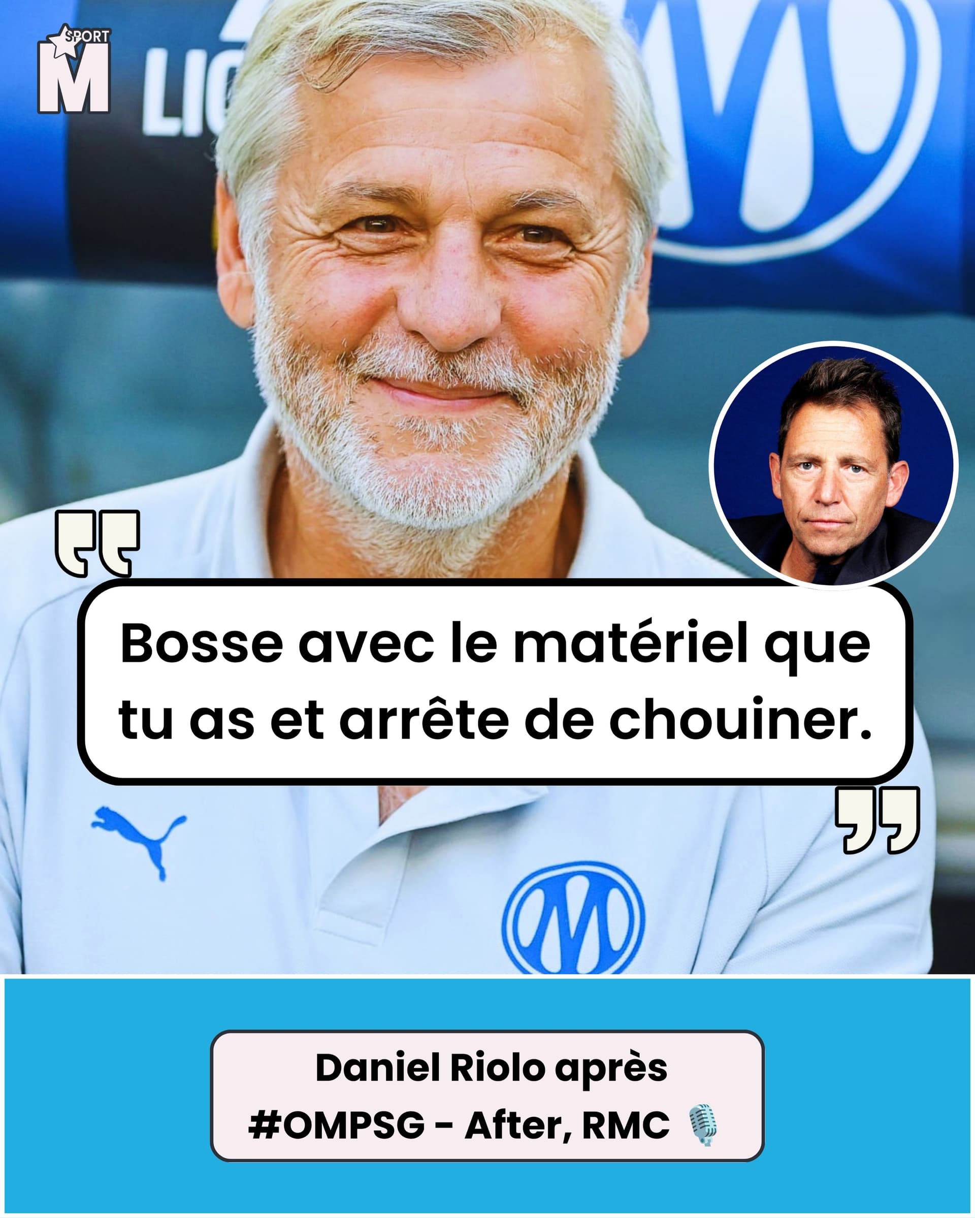BRUNO GENESIO "CHOUINEUR" ?
La communication de l’entraîneur marseillais ne...