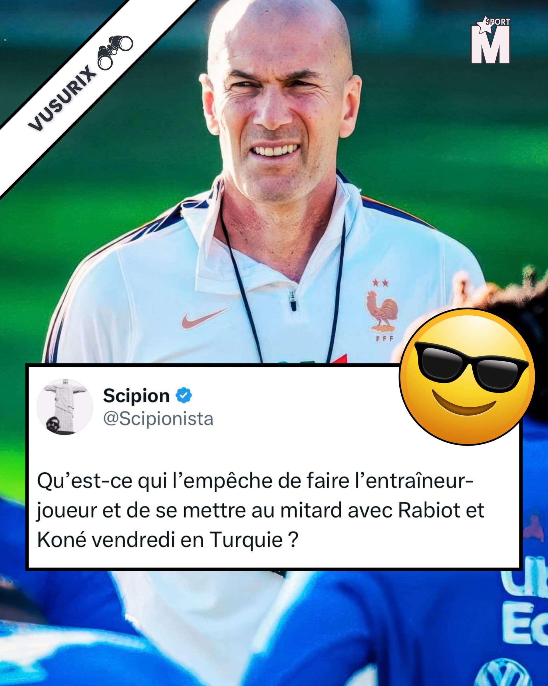ZIZOU AU MILIEU ? ET POURQUOI PAS 😌🥰🇫🇷
Un trio Rabiot-Koné-ZIZOU, ça...