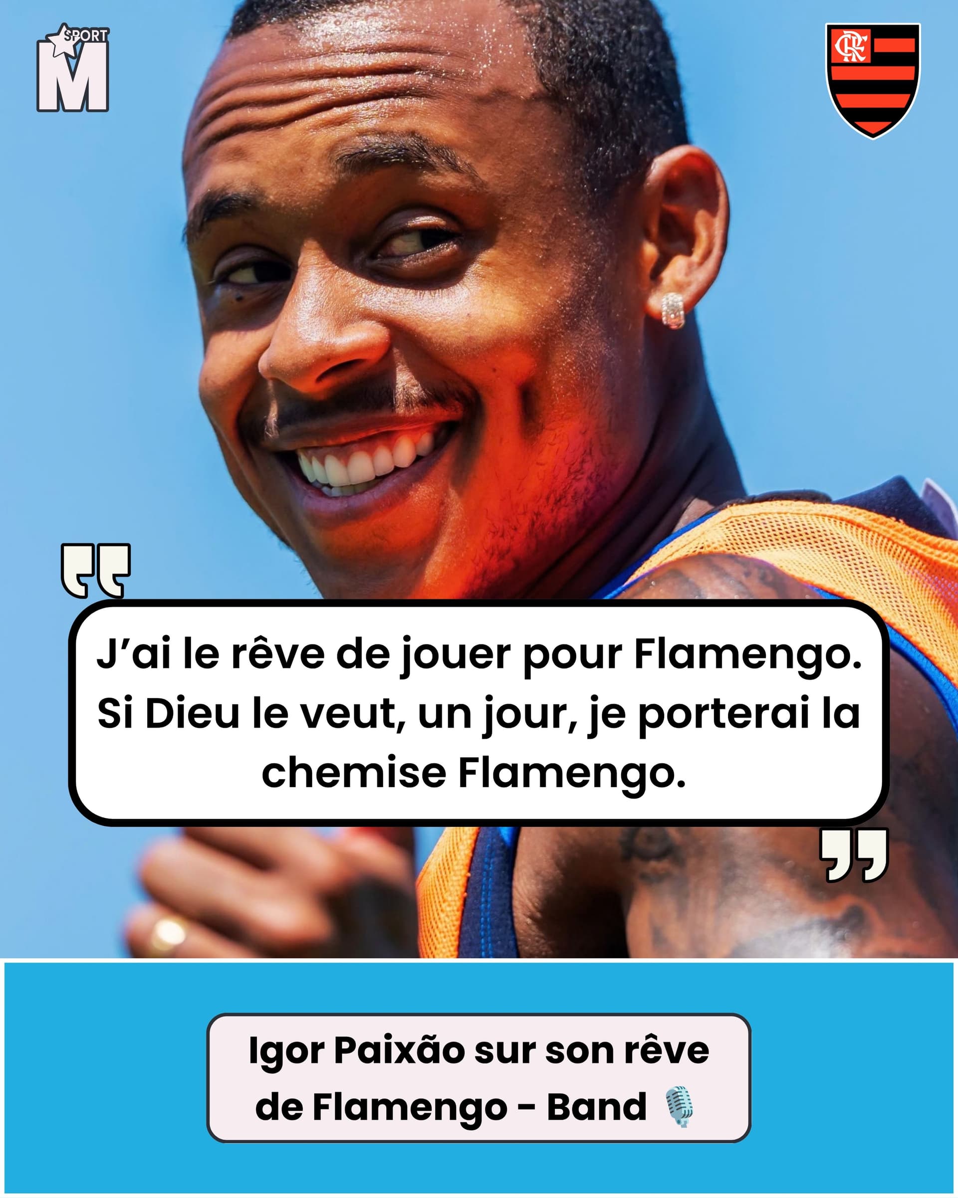 PAIXÃO VOULAIT RESTER À L’OM… MAIS RÊVE DE FLAMENGO ET D’ANGLETERRE 🫠
Dans...