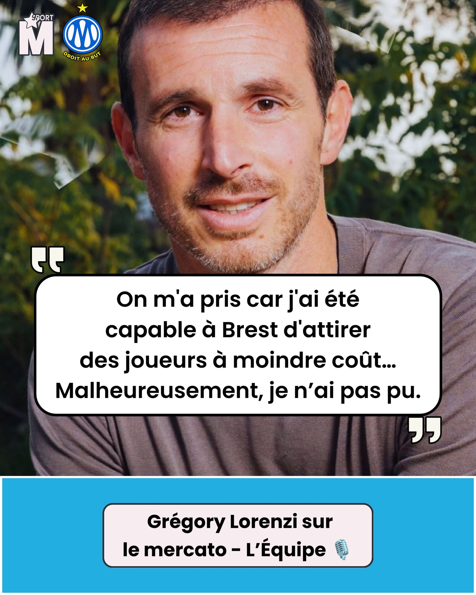 INTERVIEW XXL DE GRÉGORY LORENZI 🚨⚪️🔵
Le Directeur sportif de l’Olympique...