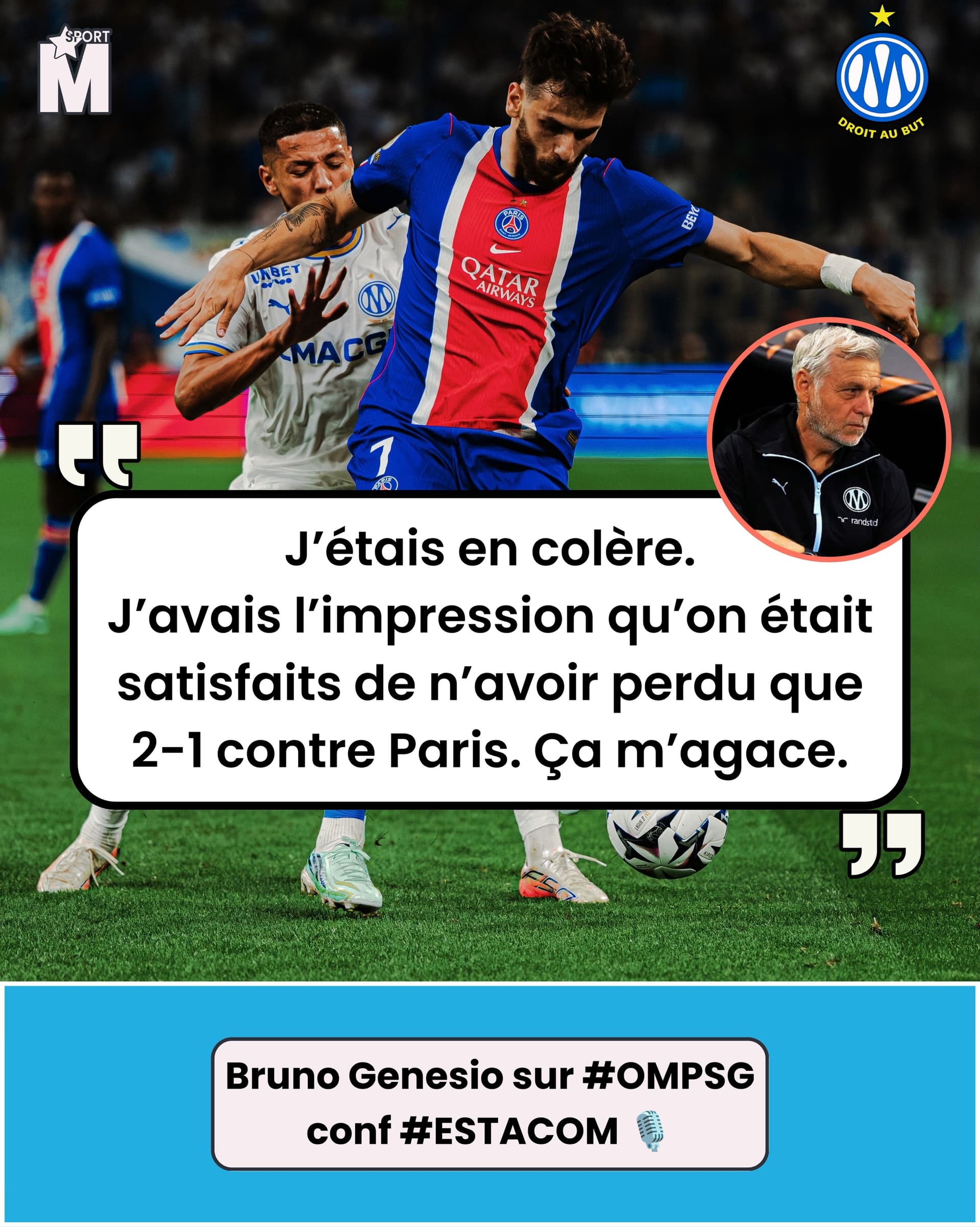 BRUNO GENESIO EN CONF DE PRESSE - LES TEMPS FORTS ⚪️🔵
C’est parti, on n’en a...
