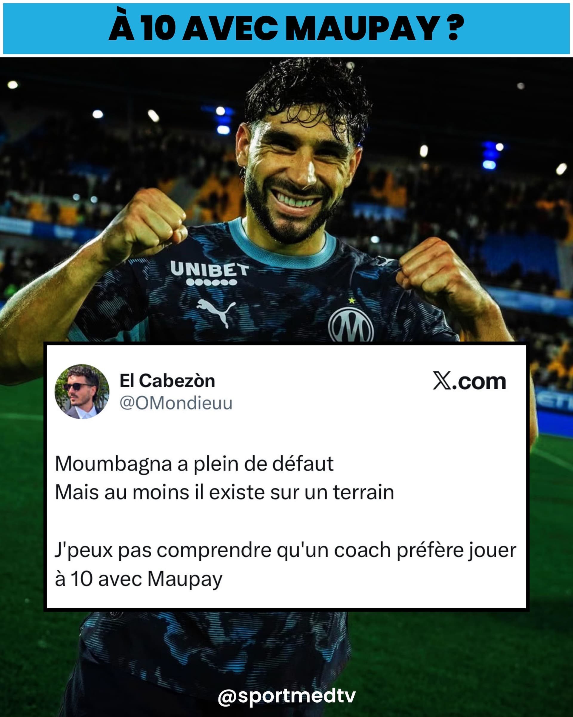 SÉVÈRE AVEC NEAL MAUPAY ? 😬🫤
🎙️ Vous avez le sentiment de voir l’OM jouer...